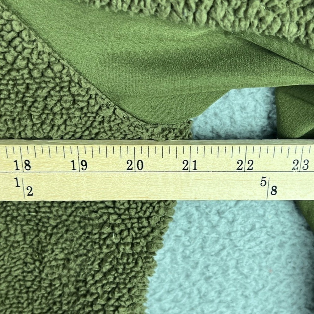 Nike Womens Small Sherpa Thermal Hoodie AR7404 395 Olive Green Standard Fit - Picture 11 of 12